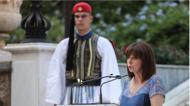 Κατερίνα Σακελλαροπούλου για την 48η επέτειο αποκατάστασης της Δημοκρατίας: Δεν υποχωρούμε στην τουρκική προκλητικότητα