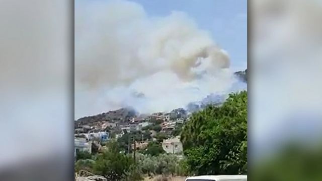 Φωτιά κοντά σε σπίτια στη Λούτσα