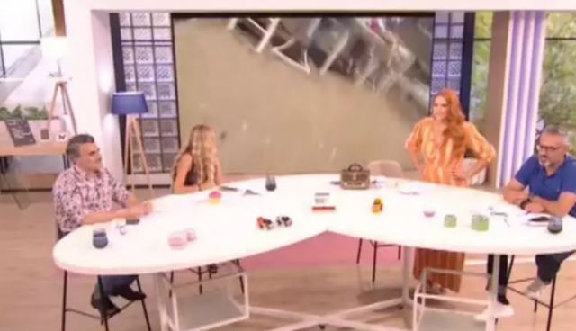 Σωριάστηκε ο κάμεραμαν στον αέρα του Mega: Τρόμαξαν στο πλατό - «Είναι καλά ο άνθρωπος;»