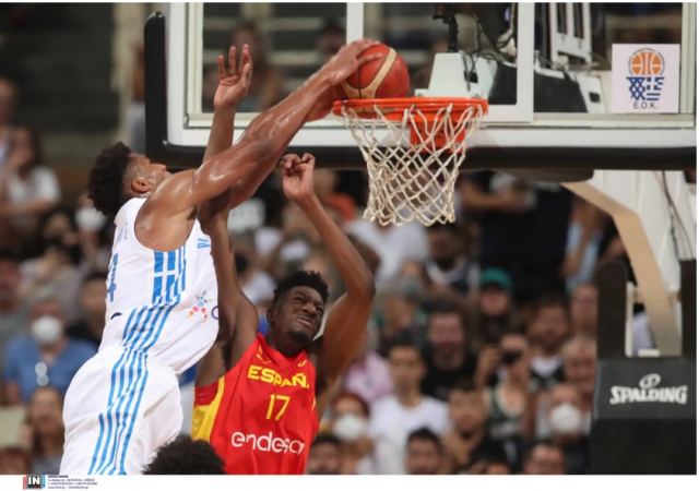 Ελλάδα – Ισπανία 86-70: Μοναδική παράσταση με υπογραφή Αντετοκούνμπο