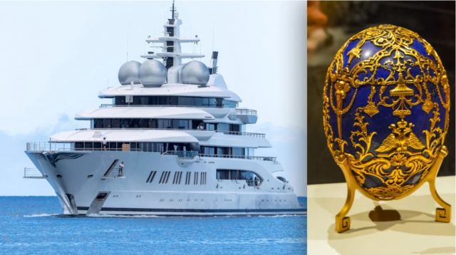 Θησαυρός σε γιοτ Ρώσου μεγιστάνα που κατασχέθηκε στις ΗΠΑ - Εντοπίστηκε σπάνιο αυγό Φαμπερζέ
