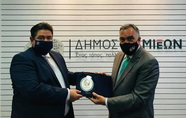 Συνάντηση Δημάρχου Λαμιέων με τον Αρχηγό της ΕΛ.ΑΣ.