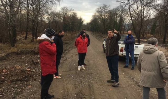 Αυτοψία Καρακάντζα στις πληγείσες περιοχές του Σπερχειού