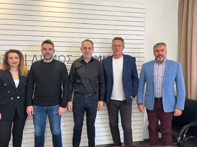 Στο γραφείο του Δημάρχου Λαμιέων ο Ευρωβουλευτής Κώστας Αρβανίτης
