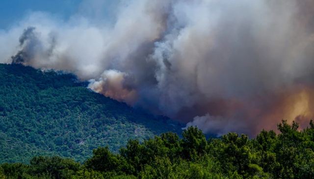 Φωτιά στη Λέσβο: Επιστρέφουν στα σπίτια τους οι κάτοικοι Βρίσας και Σταυρού