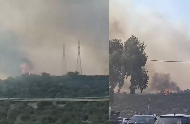 Φωτιά στη Μάνδρα – Επίγειες και εναέριες δυνάμεις στη Νέα Ζωή