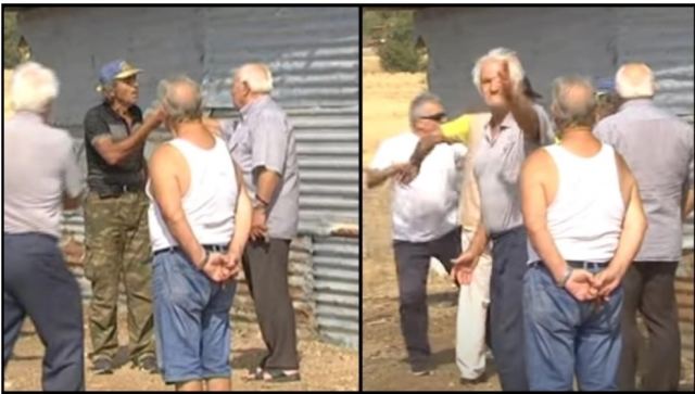 Ηλικιωμένοι έπαιξαν ξύλο μπροστά στην κάμερα: «Ποιος είναι κWλ0χ@ν€ίο, θα δεις στο σπίτι σου τι θα γίνει;» (vid)