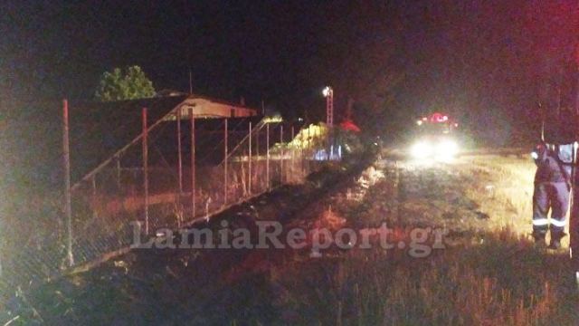 Λαμία: Πυρκαγιά δίπλα σε φωτοβολταϊκά