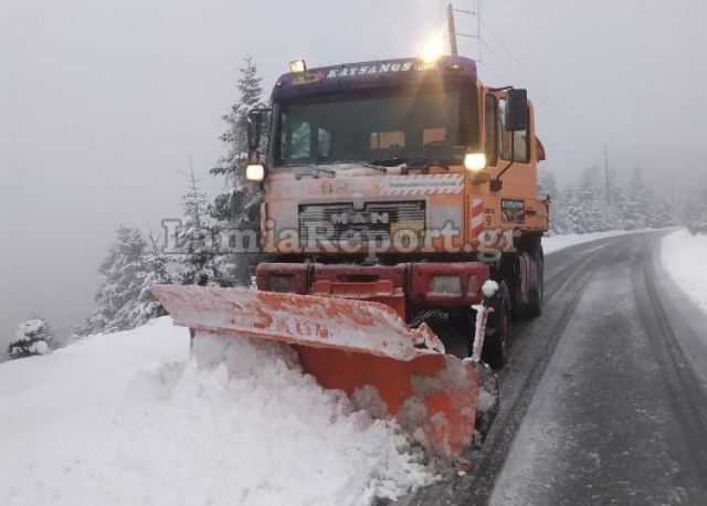 Φθιώτιδα: Επιμένει με χιόνι και χαμηλές θερμοκρασίες ο Μάρτιος (ΒΙΝΤΕΟ)