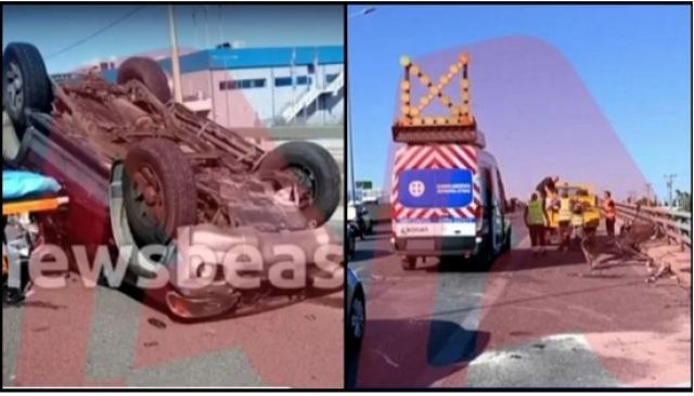 Τρομακτικό τροχαίο από παράνομη προσπέραση: «Θεέ μου, να είναι καλά το παιδί και πάρε εμένα» (vid)