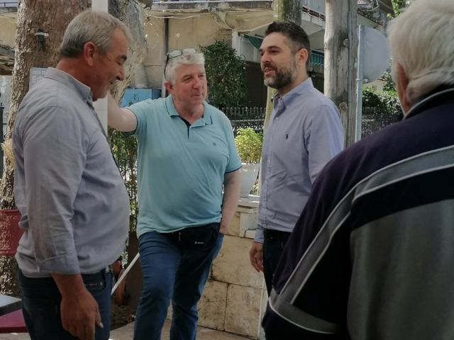 Με κλιμάκιο του ΣΥ.ΡΙΖ.Α. - Π.Σ. σε Δομοκό, Νέο Μοναστήρι και Ομβριακή ο Γιάννης Σαρακιώτης