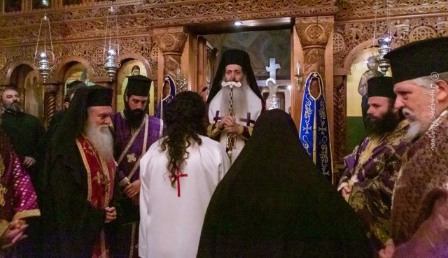 Στη Μονή Δαμάστας ο Μητροπολίτης για την κουρά της μοναχής Πελαγίας (ΦΩΤΟ)