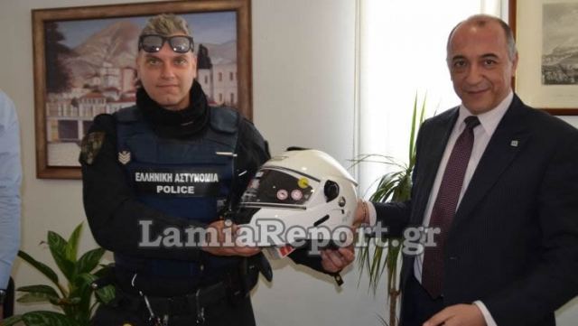 Με καινούργια κράνη οι ΔΙ.ΑΣ. στη Λαμία - ΒΙΝΤΕΟ