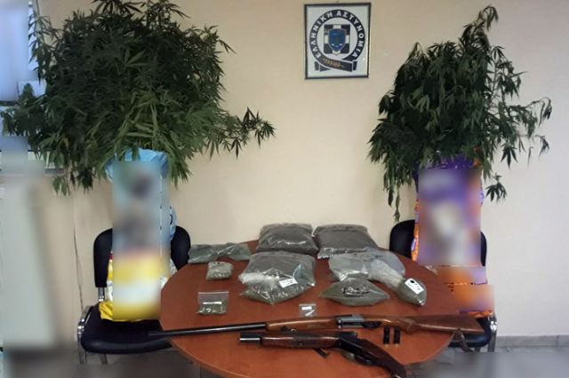 Δενδρύλλια και κλεμμένα όπλα σε σπίτι 46χρονου