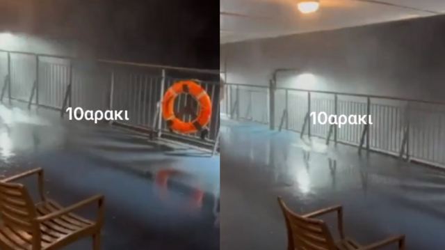 Κακοκαιρία Bettina: «Μάχη» με τα κύματα έδωσε πλοίο της γραμμής Ηγουμενίτσα – Ανκόνα