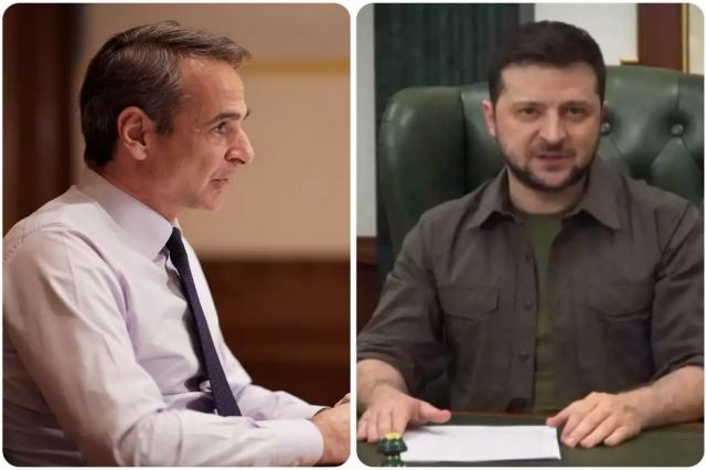 Μητσοτάκης σε Ζελένσκι: Δεν δεχόμαστε την αλλαγή συνόρων που η Ρωσία προσπαθεί να επιβάλει