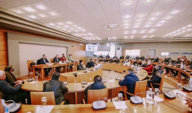 Με τους Προέδρους των Κοινοτήτων τα είπε ο Δήμαρχος Λαμιέων