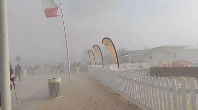 Τραγωδία: Kite surfer σκοτώθηκε από ανεμοστρόβιλο - Τον πέταξε στη βιτρίνα εστιατορίου