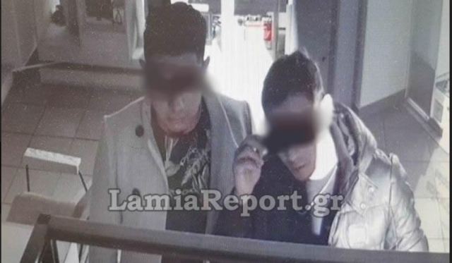 Λαμία: Η κάμερα κατέγραψε τους κλέφτες - Προσοχή 